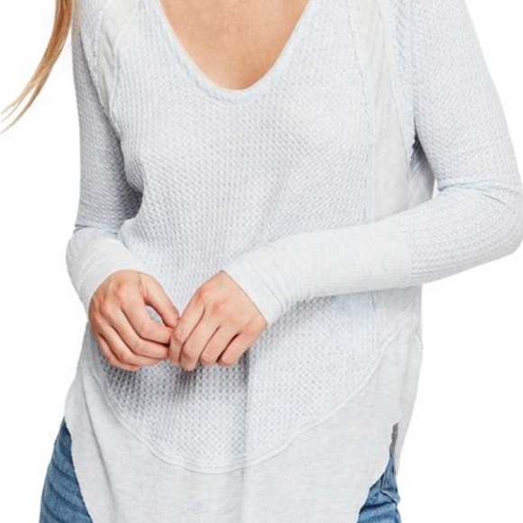 We The Free Tops - We the Free by Free People Catalina V-Neck Thermal Top